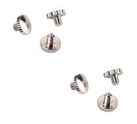 OFFSCH 6pcs Metal Trumpet Slide Finger Ring Screws Brass Instrument Accessory Replacement Screws for Trumpet Repair