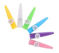 OFFSCH 6pcs Plastic Kazoo Musical Instruments for Preschoolers Lightweight Horn for Early Music Learning Group Play Classroom Events Educational Fun
