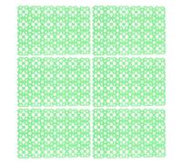 OFFSCH 6pcs Plastic Rabbit Cage Mats with Hollow Design for Drainage and Anti-scratching Pet Foot Pads Suitable for Cage Use in Small Animals like Rabbits and Hamsters Random Color