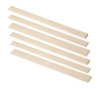 OFFSCH 6Pcs Pottery Guide Wood Strips Reusable Clay Rolling Pin Tool Sticks for Precise Thickness Control DIY Mudboard Modeling Accessories for Smooth Crafting