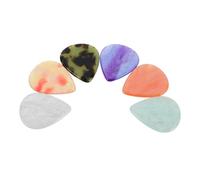 OFFSCH 6pcs Resin Guitar Pick Electric Guitar Accessories Acoustic Accessories Plectrum Electric Picks Banjo Bass Thumb Bass