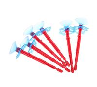 OFFSCH 6pcs Spider Suction Cup Arrows Replacement for Sports Game Plastic Suction Cup Arrows with Exciting Launcher for Family Bonding and Group Play Activities