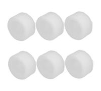 OFFSCH 6pcs Transparent Silicone Macaron Molds Non-Stick Food Grade Bakeware for DIY Cake Candy Chocolate Soap Making Versatile Flexible Baking Cups for Home Party Use