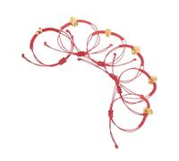 OFFSCH 6pcs Year Snake String Bracelets for Couples Expertly Woven Amulet Protection Jewelry Unique Cultural Heritage Design Comfortable Wear for Daily Outfits and Special Occasions