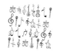 OFFSCH 70Pcs Alloy Music Note Charms for Jewelry Making Musical Pendants for Bracelets Necklaces Earrings DIY Crafts Versatile Crafting Accessories for Unique