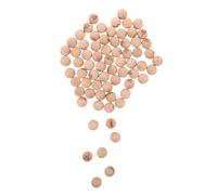 OFFSCH 75pcs Solid Wood Lottery Ball Carnival Ball Bingo Color Sorting Number Drawing Party Raffle Prize Bingo Replacement Game Beige