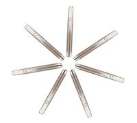 OFFSCH 7pcs Harp String Pins Metal Tuning Pegs for Lyre Harp Zither Accessories Musical Instrument Parts