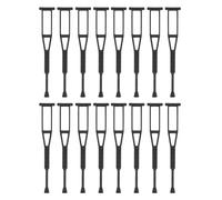 OFFSCH 8 Pairs Mini Crutches For Wrestling Toy: Dollhouse Miniature Accessories Dolls Hospital Scene Realistic Model Props For Tiny Wheelchair Medical Diy Action Figure