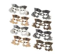 OFFSCH 8pairs Waist Tighteners Detachable Clips for Jeans Skirts Pants Adjustable Waistbelt Button Clips No-sew Buckles for Trouser Easy Installation