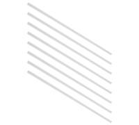 OFFSCH 8pcs 1:12 Dollhouse Wall Molding Trim Strip White Plastic Self-Adhesive Baseboard Flexible Accent Wall Decor Skirting Board Panel Moulding For Miniature House Accessories