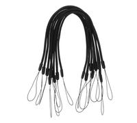 OFFSCH 8pcs Elastic Pen Leash Lanyard Stretchy Neck Strap with Dual Loops for Clipboard Badge Holder Id Card Holder Office Hospital Use