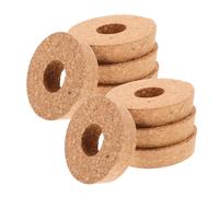 OFFSCH 8pcs Hydroponic Planter Cork Flower Jar Insert Lid Cork Stoppers for Water Propagation Canning Jar Lids for Glass Planter for Canning Brown