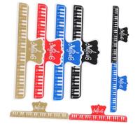OFFSCH 8pcs Music Score Clips Multi-color Piano Sheet Holders for Music Books and Easy to Install Musical Instrument Accessories for Students and Musicians