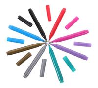 OFFSCH 8pcs Paint Markers Pens for Glass Ceramic Metal Surfaces Erasable Wine Glass Markers for Artists Students Painters Vibrant Colors for Creative Drawing