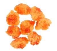 OFFSCH 8pcs Realistic Simulation Chicken Popcorn Decor Premium PVC Food Model for Home Decoration Teaching Tool Photo Prop Plaything and Bakery Display