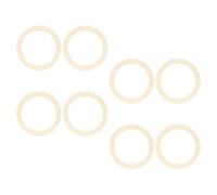 OFFSCH 8pcs Rustic Wooden Wreath Frame Set, 30cm Outer Diameter Unfinished Round Wood Rings with Holes for DIY Holiday, Wedding, Party Craft Supplies and Floral Wall Decor