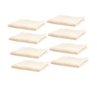 OFFSCH 8pcs Saliva Wipes Cotton Towels Double-Layer Newborn Face Towel for Wash