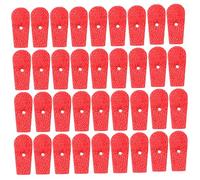 OFFSCH 90pcs Piano Tuning Rope Heads Climbing Strap Accessories Durable Pu Leather Easy to Install Wear-resistant for Piano Maintenance and Repairs