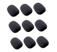 OFFSCH 9pcs Microphone Cushion Noise Reduction Dustproof Protective Caps for Vocal Performance Ktv Interviews and Conferences Breathable Material for Enhanced Sound Quality