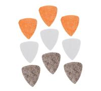 OFFSCH 9pcs Ukulele Felt Picks for Beginners Slip Wool Guitar Plectrums Enhancing Sound Clarity Durable Compact Picks for Home Practice and Stage Performance