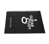 OFFSCH A4 Guitar Sheet Music Book Six-line Staff Portable Music Notation Notebook for Beginners Teaching Notebook