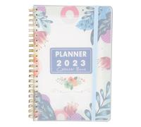 OFFSCH Academic Monthly Planner Notebook for Students Spiral Coil Schedule Book with Cover Household Note Pad for Staff and Teachers Planning