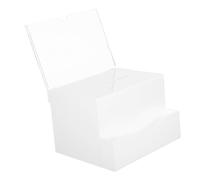 OFFSCH Acrylic Ballot Box with Secure Lock for Fundraising Donation and Message Collection Portable Transparent Suggestion Box for Office School and Events