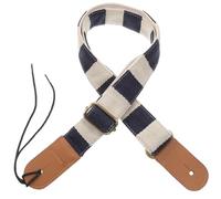 OFFSCH Adjustable Cotton Guitar Strap Ukulele Strap Stripes Design Comfortable Hold for Playing Music at Home Stage Performance