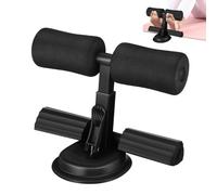OFFSCH Adjustable Sit up Exercise Bar for Core Training with Three Height Levels Made of Rubber, Iron and Foam with Suction Cups Compact and Portable Ab Workout Equipment for Home Use