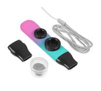 OFFSCH Adjustable Tone Dual-hole Kazoo Set for Guitar and Ukulele, Portable Plastic Musical Instrument with Flute Diaphragms and String, Easy to Play for Children's Musical Enlightenment