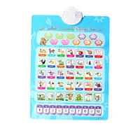 OFFSCH Alphabet Voice Chart for Early Education English Audio Wall Map with Interactive Piano and Sounds Colorful Learning Poster for Concentration Development and Classroom Decor