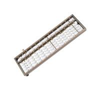 OFFSCH Aluminum Alloy Arithmetic Abacus with Rods Chinese Style Counting Tool for Students and Accountants Educational for Brain Development and Numeracy Training
