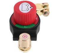 OFFSCH Battery Side Post Disconnect Switch 12v-24v Heavy Duty On-off Power Cut Kill Switch with Brass and Plastic Construction, Waterproof Master Isolator for Truck Positive Terminal
