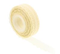 OFFSCH Beige Hollow Lace Ribbon for DIY Crafts Wedding Decorations Present Wrapping Elegant Lightweight Breathable Trim for Cakes and Special Occasions
