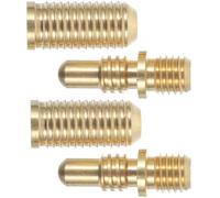 OFFSCH Billiard Cue Joint Accessories, Copper Pool Cue Joint Screws, 2 Sets, Connect the Pool Cue, for Home Use