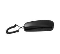 OFFSCH Black Corded Wall Mountable Telephone for Home and Hotel Retro Style Landline Phone with Clear Call Quality Easy Installation and Operation Material for Stable Communication