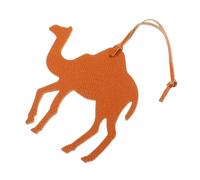 OFFSCH Brown PU Camel Bag Hanging Charm Pendant Lightweight Stylish Animal Decoration for Handbags Purses Luggage Accessories Unique Arabic Car Hanger Keychain