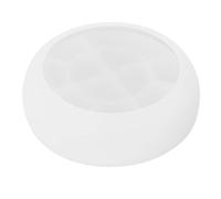 OFFSCH Candle Making Mold: Round Candlestick Holder Casting Mold - Silicone Tealight Holder Mould - Reusable & Flexible for Handmade Soap & Pillar Aroma Candle 8.3x8.3x2.5Inch