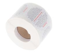 OFFSCH Candle Warning Labels Red Text Safety Stickers for DIY Soy Wax Candle Jars and Tins with Oil-Resistant Protective Film