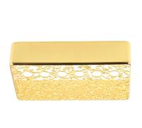 OFFSCH Carved Electric Guitar Humbucker Pickup Cover Brass Material Floral Engraved Design Standard Spaced for Neck Bridge Position