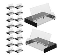 OFFSCH Cassette Tape Holder Case 20pcs Plastic Boxes with Vintage Design for Compact Audio Storage Suitable for Home