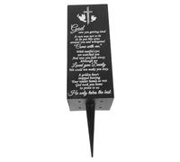 OFFSCH Cemetery Vase for Flowers Metal Memorial Holder Spike Floral Pot for Outdoor Use for Gardens Parks and Grave Decorations