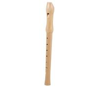 OFFSCH Children's Beginner Soprano Recorder Flute Plastic 8-holed Musical Instrument Beige for Early Education and Playing in A Team to Stimulate Interest in Music