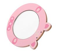 OFFSCH Childsafe Wooden Mirror for Early Education DIY Crafts Preschool Bath Use Enhances Hand-eye Coordination and Logical Thinking Skills