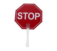 OFFSCH Classroom Stop Sign Paddle: Double-Sided Red Octagon Handheld Sign - Teacher Tool for Behavior Management Noise Control - Visual Cue for Preschool