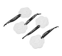 OFFSCH Closet Scents Air Freshener 4pcs White Gypsum Floral Diffuser with Aromatherapy for Storage and Office Spaces
