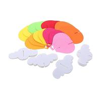OFFSCH Colorful Felt Hot Air Balloon Hanging Set Decorative Classroom and Room Pendants Lovely Felt Craft for Kindergarten Corridor and Day Decorations