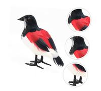 OFFSCH Colorful Simulated Butcher Bird Ornament for Garden and Home Decoration Lifelike Artificial Bird Craft with Realistic Appearance Outdoor Desktop Accent Fine Workmanship