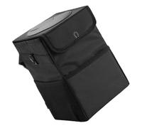 OFFSCH Compact Car Garbage Can with Lid Oxford Auto Trash Bin for Cars Trucks Suvs Foldable Backseat Organizer for Camping and Travel