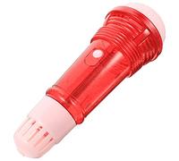 OFFSCH Creative Echo Microphone for Realistic Musical Instrument for Pretend Play for Birthday Parties and Themed Events Lightweight Compact Design Red